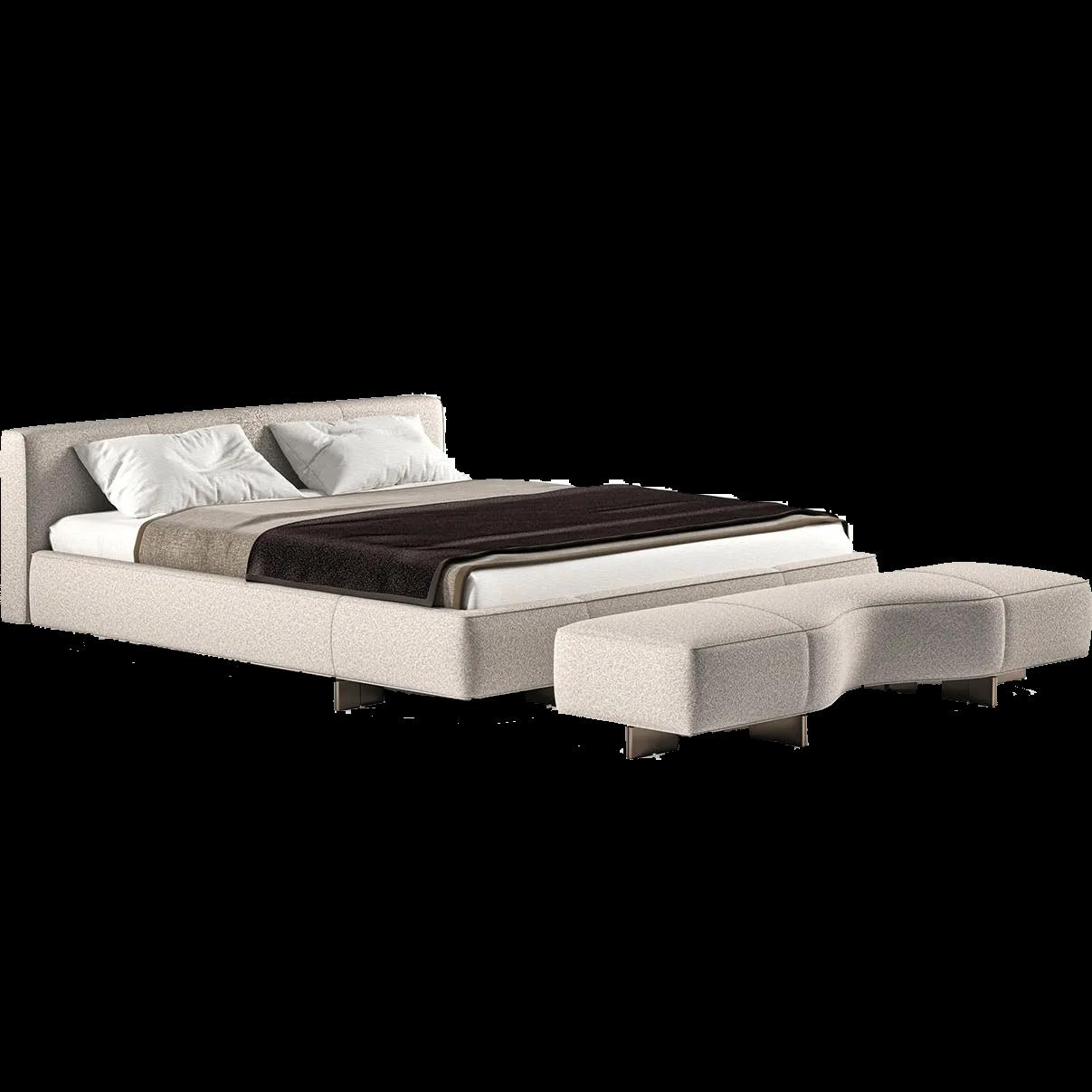 Yves Bed, a Bed furniture by Minotti