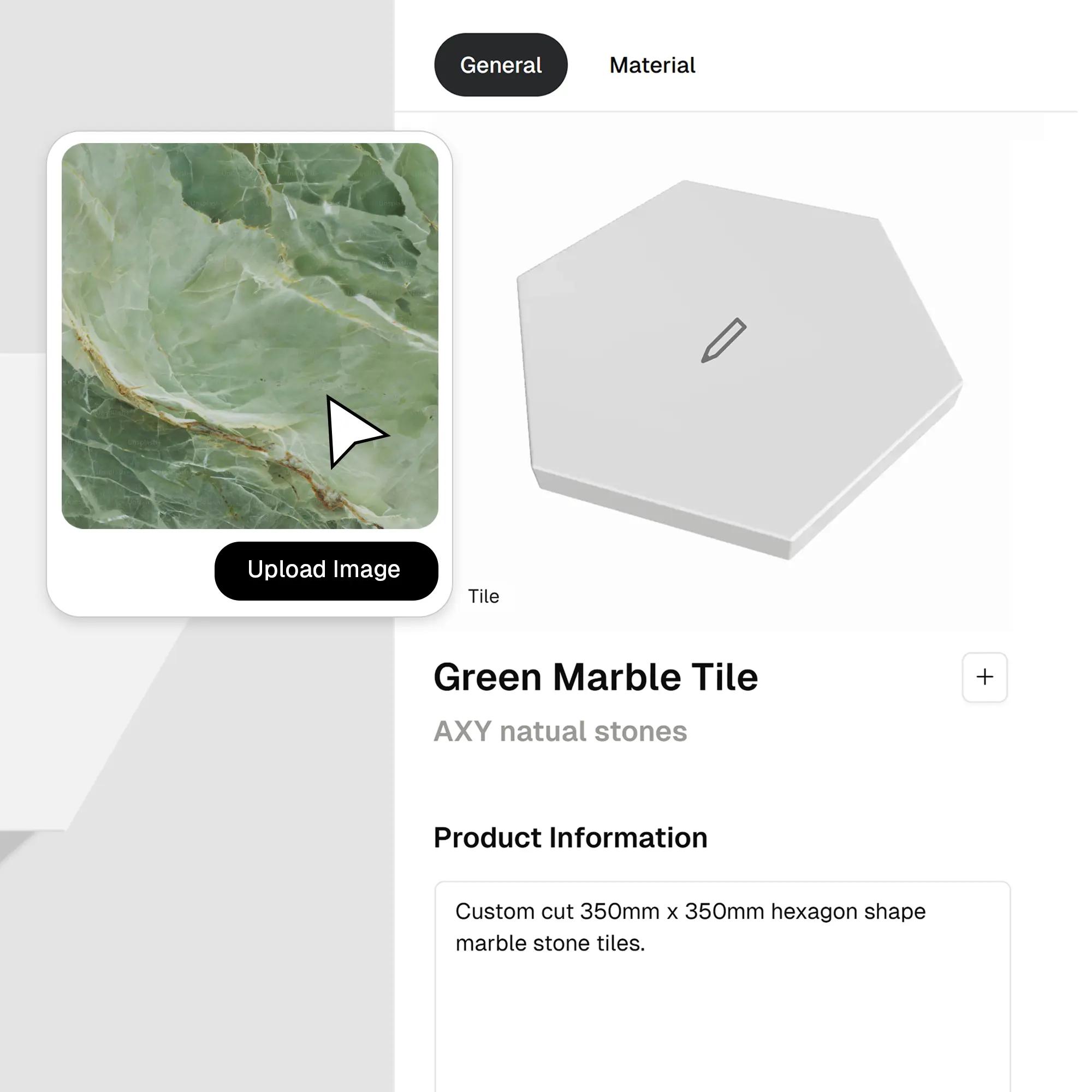 Add or edit product details in product panel