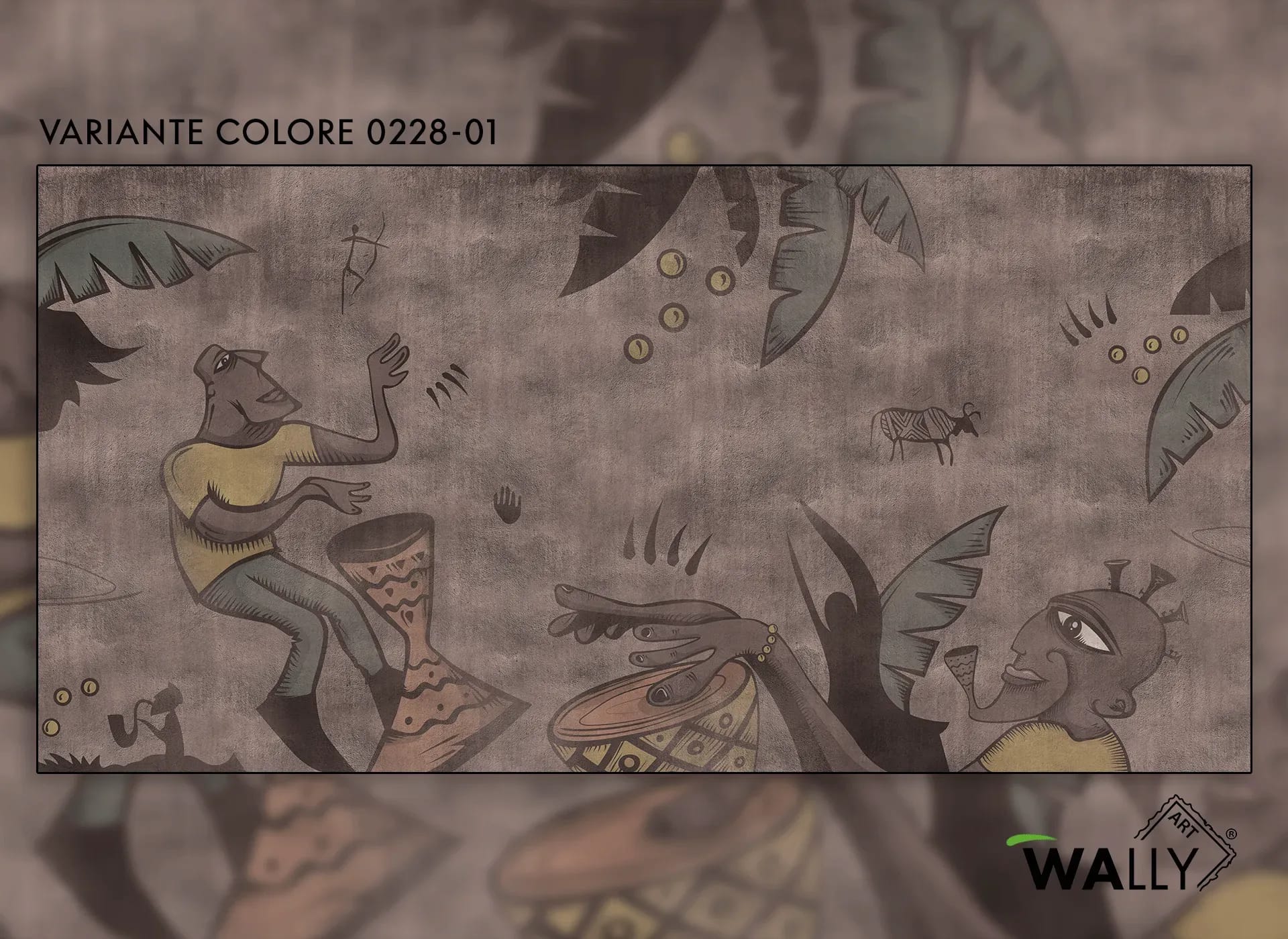 AFRICANISM, a Wallcovering material by WallyArt