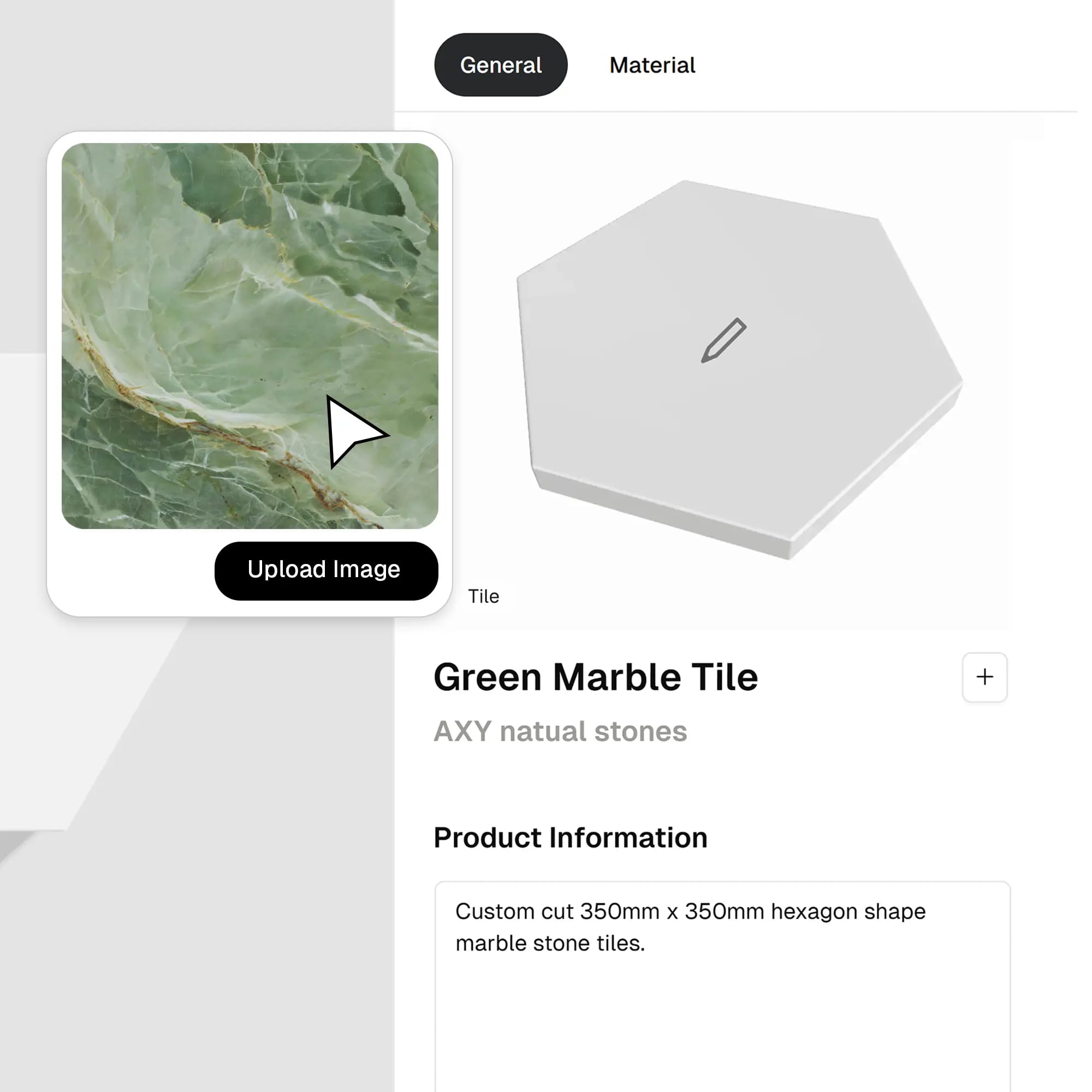 Add or edit product details in product panel