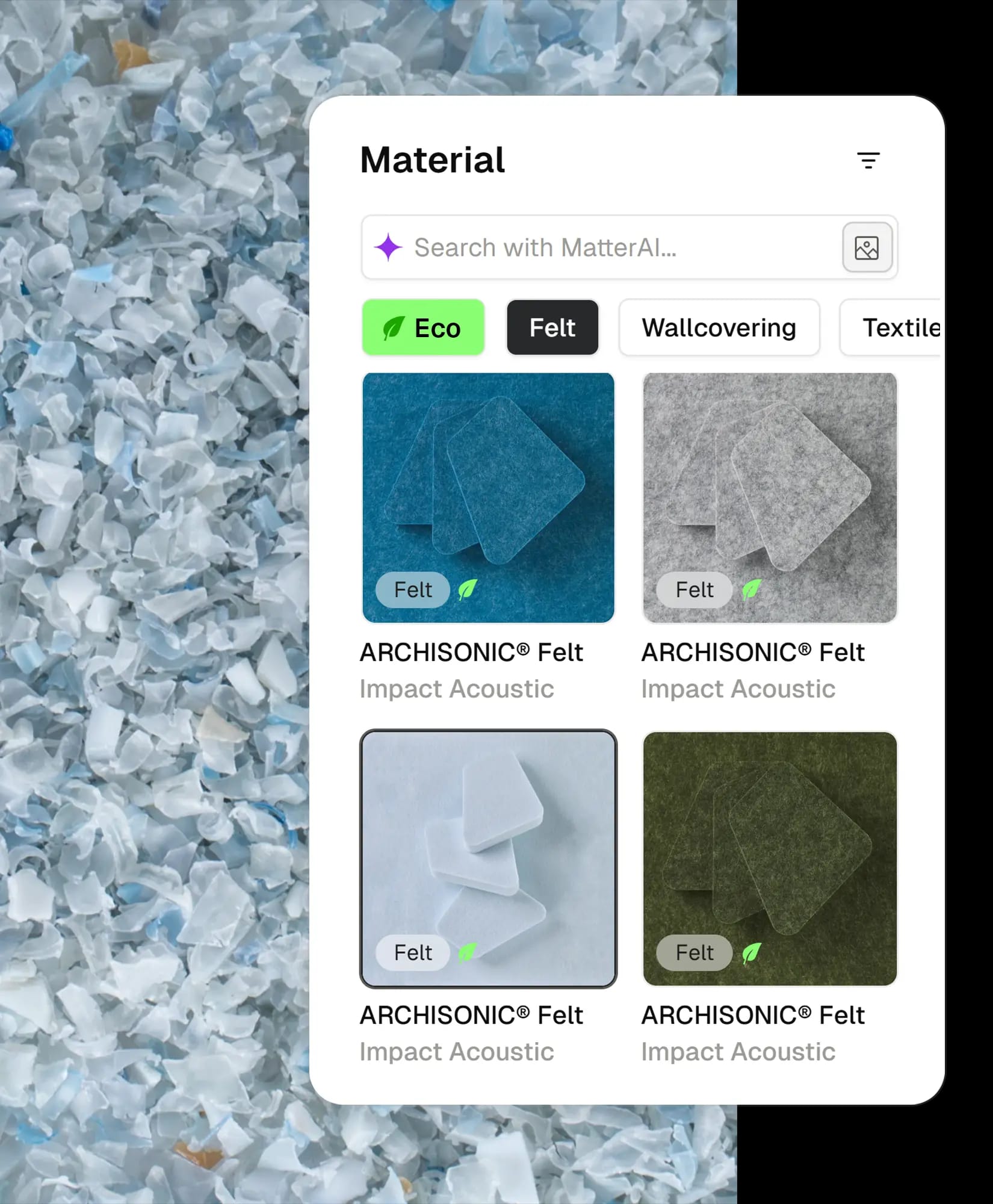 Priortising eco-friendly materials and products for sustainable design