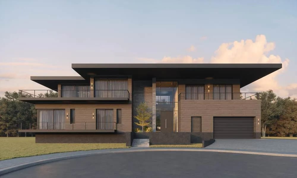 Change the weather to snowy winter, open the garuge showing 2 Benz inside, one suv one sedan