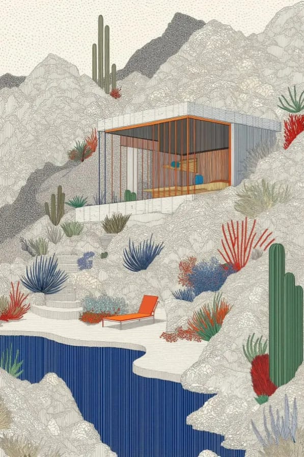 colorful drawing style