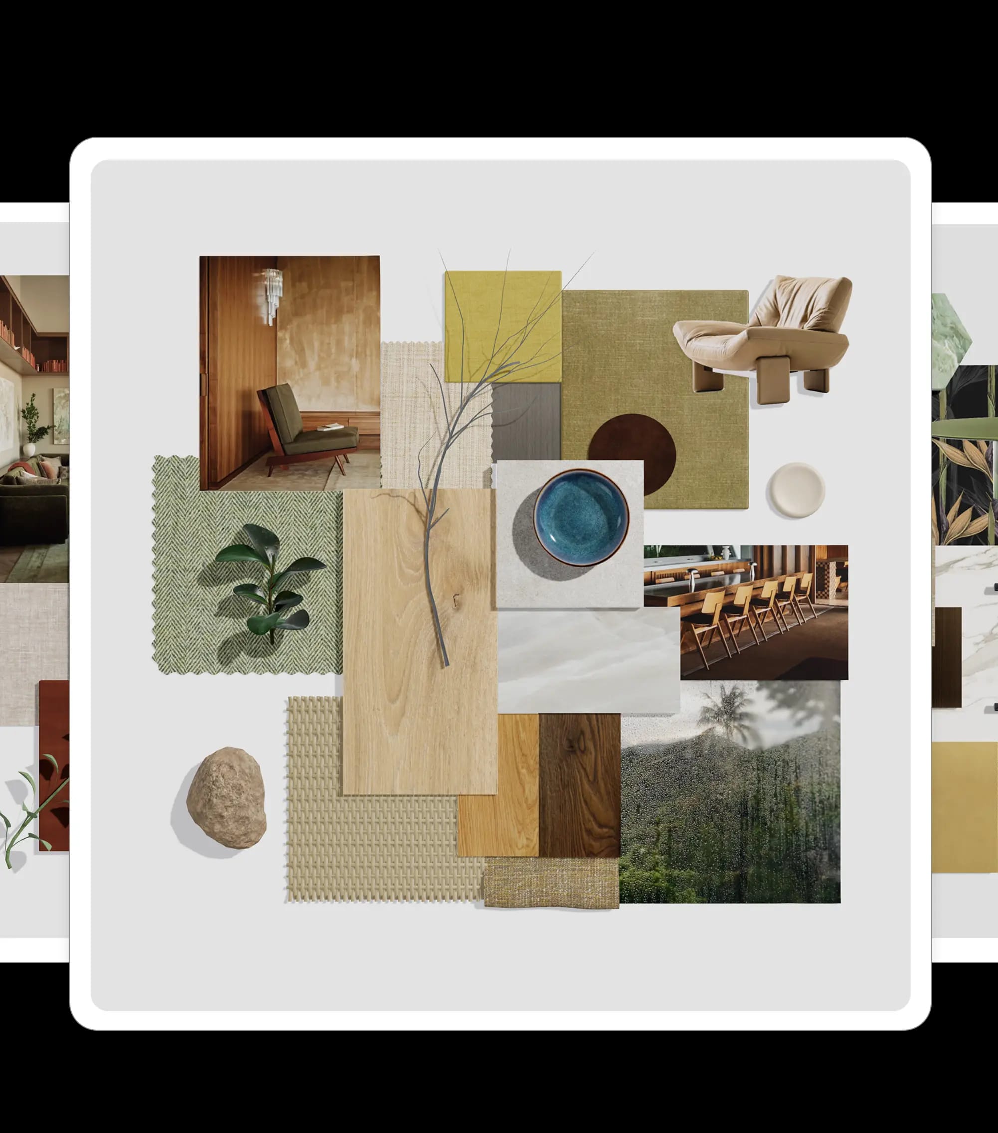 Matterbase's material board tool for creating and exploring material samples